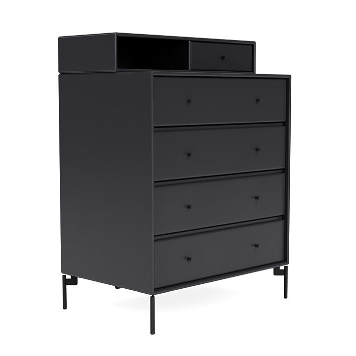 [product_category]-Montana Keep Chest Of Drawers With Legs, Anthracite/Black-Montana Furniture-5714322260299-0000KEEP-04-03-MON-3