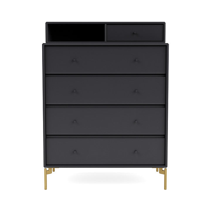 [product_category]-Montana Keep Chest Of Drawers With Legs, Anthracite/Brass-Montana Furniture-5714322260343-0000KEEP-04-09-MON-2