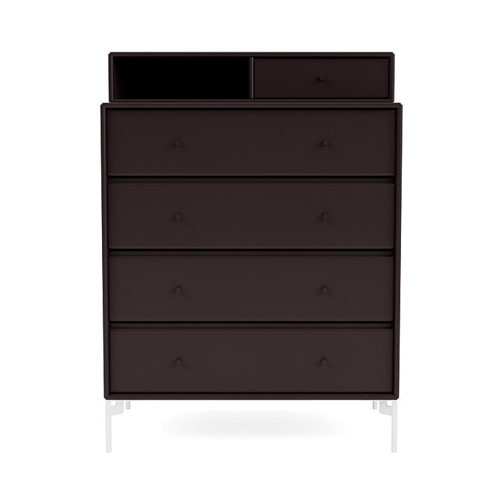 [product_category]-Montana Keep Chest Of Drawers With Legs, Balsamic/Snow White-Montana Furniture-5714322262606-0000KEEP-160-02-MON-2