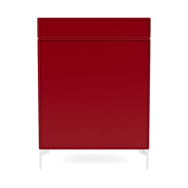 [product_category]-Montana Keep Chest Of Drawers With Legs, Beetroot/Snow White-Montana Furniture-5714322263009-0000KEEP-165-02-MON-4