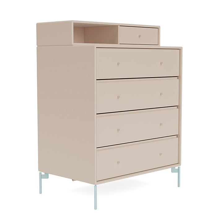 [product_category]-Montana Keep Chest Of Drawers With Legs, Clay/Flint-Montana Furniture-5715288346560-0000KEEP-168-12-MON-3