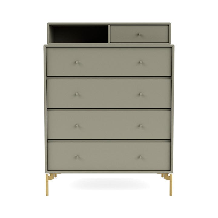 [product_category]-Montana Keep Chest Of Drawers With Legs, Fennel/Brass-Montana Furniture-5714322261463-0000KEEP-144-09-MON-2