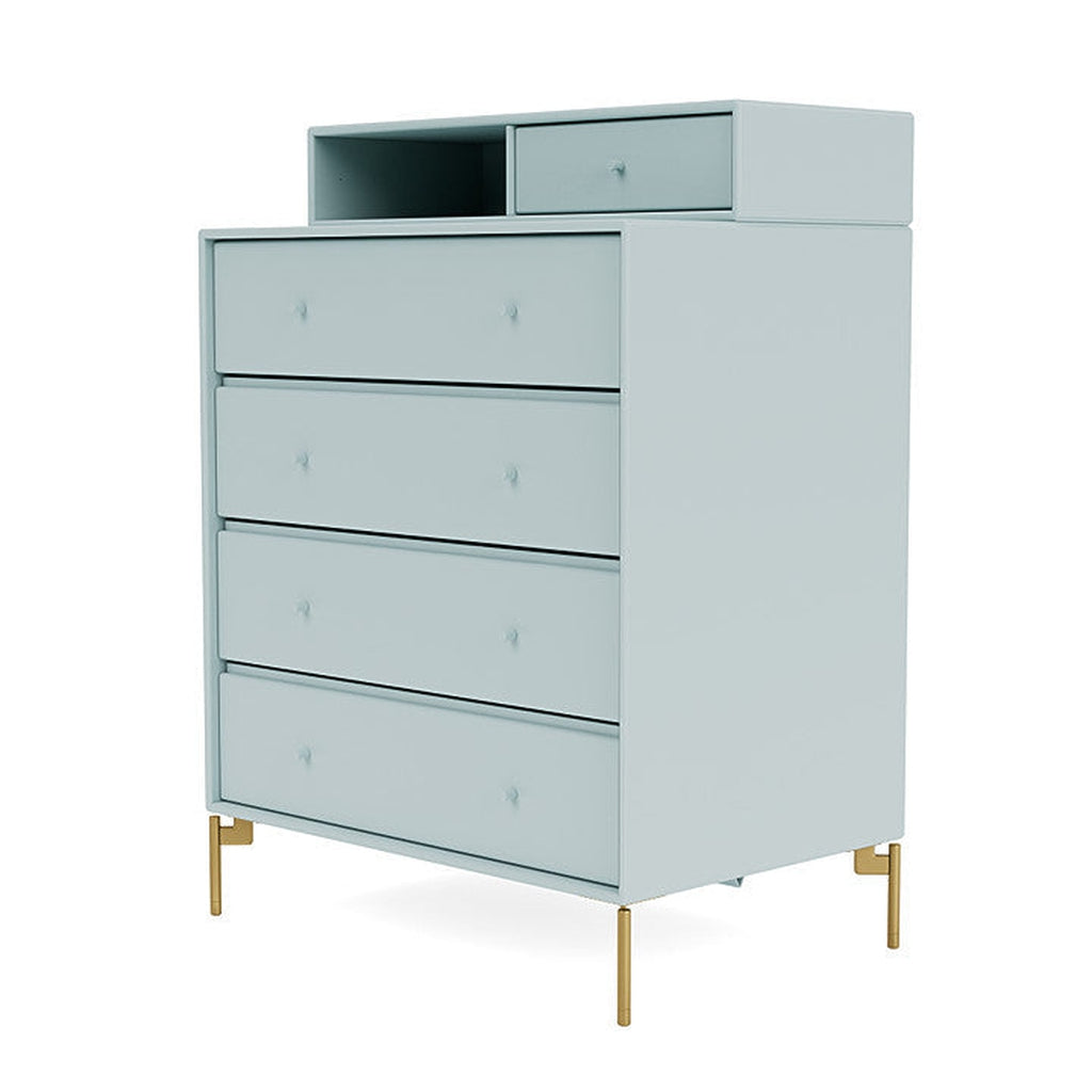 [product_category]-Montana Keep Chest Of Drawers With Legs, Flint/Brass-Montana Furniture-5714322261784-0000KEEP-148-09-MON-1