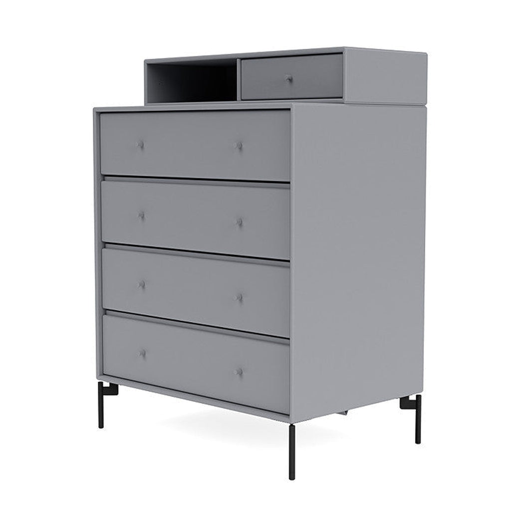 [product_category]-Montana Keep Chest Of Drawers With Legs, Graphic/Black-Montana Furniture-5714322260534-0000KEEP-100-03-MON-1