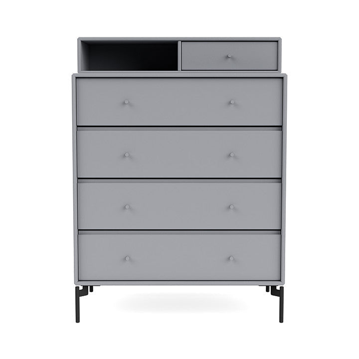 [product_category]-Montana Keep Chest Of Drawers With Legs, Graphic/Black-Montana Furniture-5714322260534-0000KEEP-100-03-MON-2