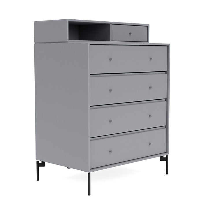 [product_category]-Montana Keep Chest Of Drawers With Legs, Graphic/Black-Montana Furniture-5714322260534-0000KEEP-100-03-MON-3