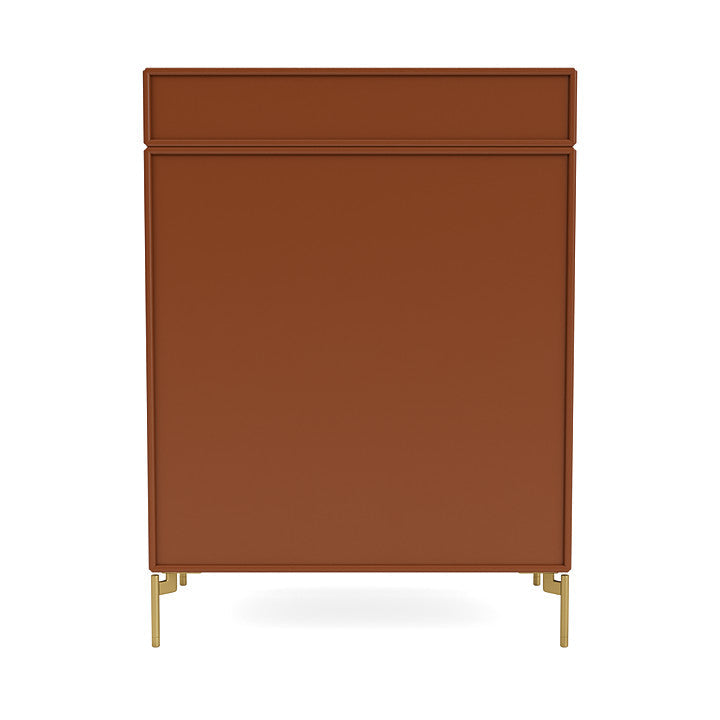 [product_category]-Montana Keep Chest Of Drawers With Legs, Hazelnut/Brass-Montana Furniture-5714322261623-0000KEEP-146-09-MON-4