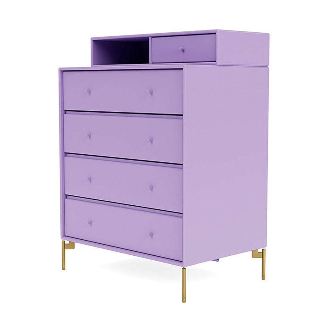 [product_category]-Montana Keep Chest Of Drawers With Legs, Iris/Brass-Montana Furniture-5714322262989-0000KEEP-164-09-MON-1