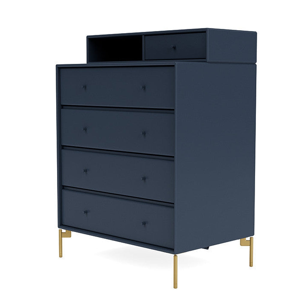 [product_category]-Montana Keep Chest Of Drawers With Legs, Juniper/Brass-Montana Furniture-5714322260985-0000KEEP-138-09-MON-1