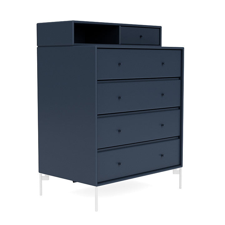 [product_category]-Montana Keep Chest Of Drawers With Legs, Juniper/Snow White-Montana Furniture-5714322260923-0000KEEP-138-02-MON-3