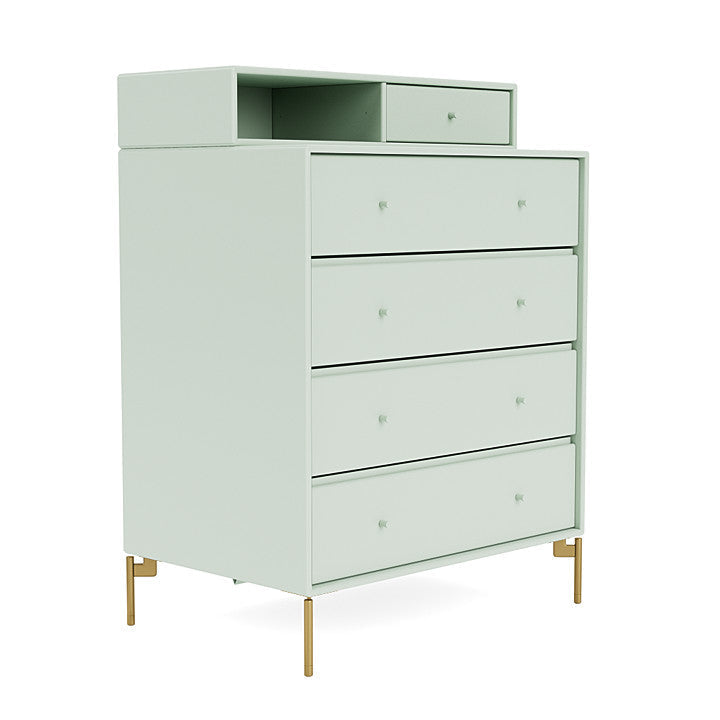 [product_category]-Montana Keep Chest Of Drawers With Legs, Mist/Brass-Montana Furniture-5714322262743-0000KEEP-161-09-MON-3