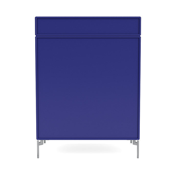 [product_category]-Montana Keep Chest Of Drawers With Legs, Monarch Blue/Matt Chrome-Montana Furniture-5714322260671-0000KEEP-135-01-MON-4