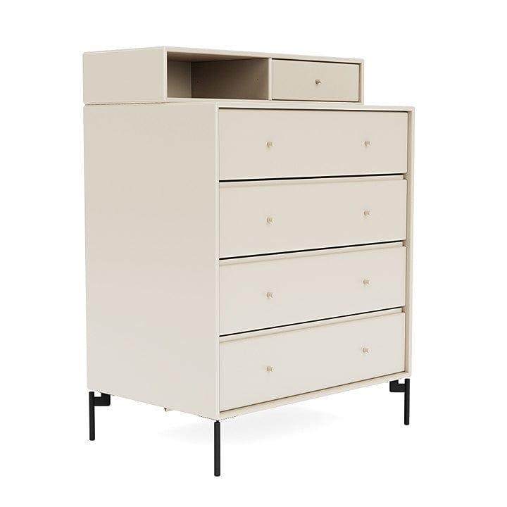 [product_category]-Montana Keep Chest Of Drawers With Legs, Oat/Black-Montana Furniture-5714322262453-0000KEEP-158-03-MON-3