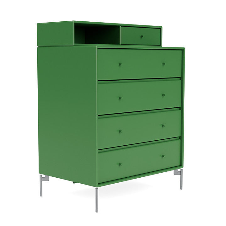 [product_category]-Montana Keep Chest Of Drawers With Legs, Parsley/Matt Chrome-Montana Furniture-5714322262033-0000KEEP-152-01-MON-3