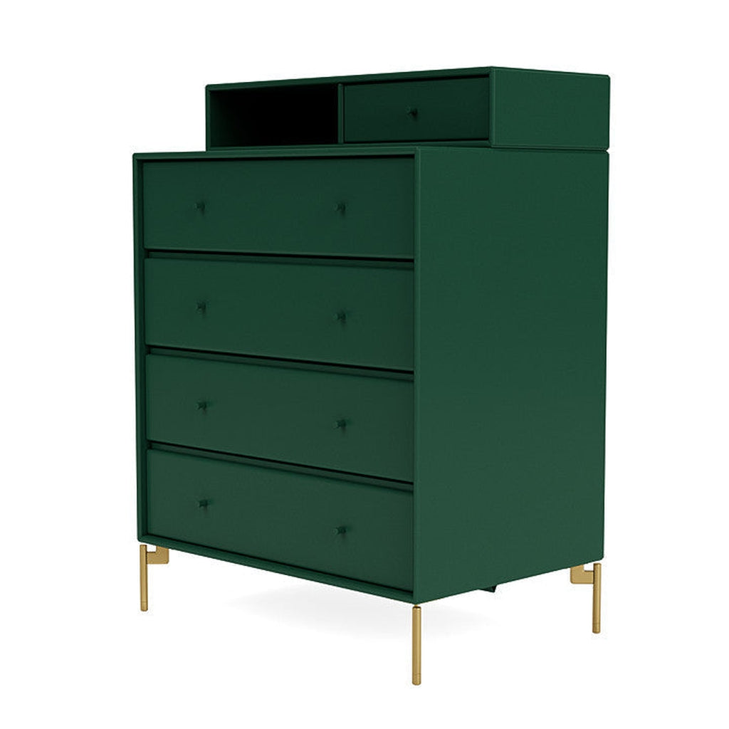 [product_category]-Montana Keep Chest Of Drawers With Legs, Pine/Brass-Montana Furniture-5714322260824-0000KEEP-136-09-MON-1