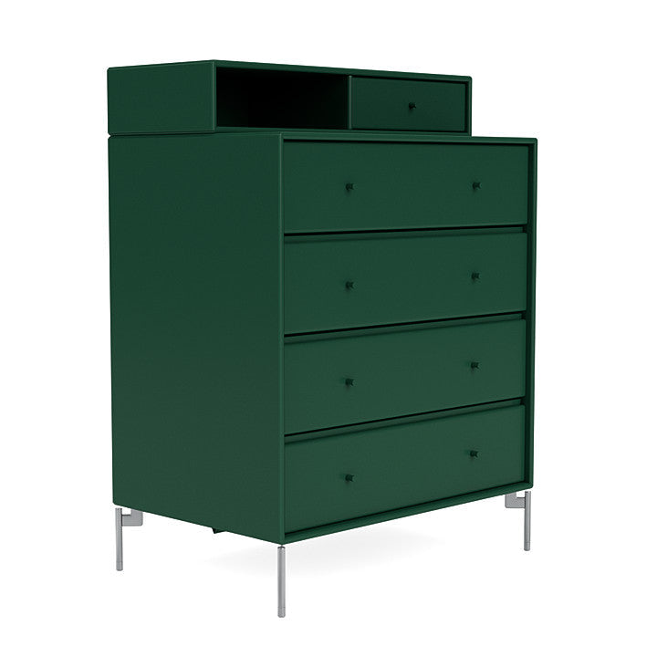 [product_category]-Montana Keep Chest Of Drawers With Legs, Pine/Matt Chrome-Montana Furniture-5714322260756-0000KEEP-136-01-MON-3