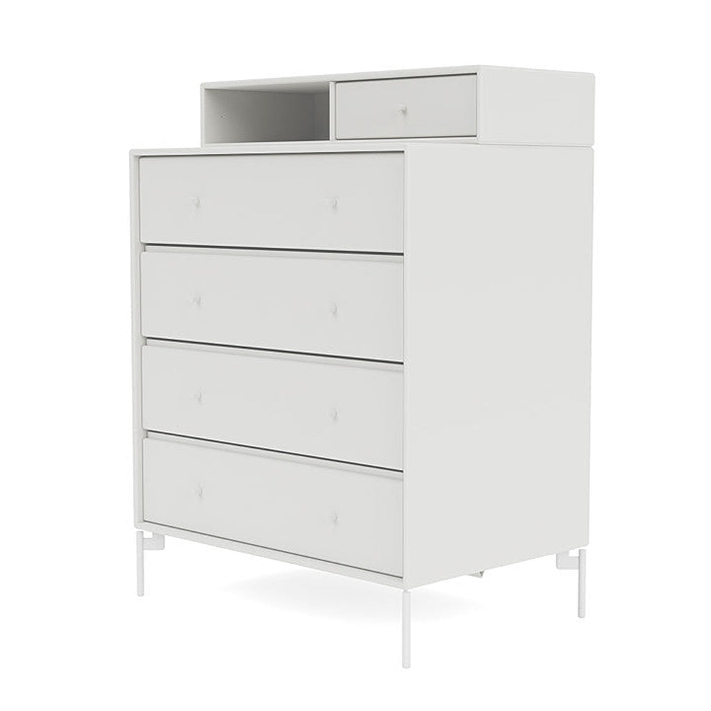 [product_category]-Montana Keep Chest Of Drawers With Legs, White/Snow White-Montana Furniture-5714322260121-0000KEEP-01-02-MON-1