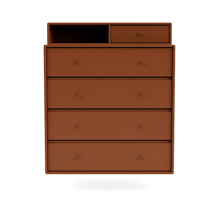 [product_category]-Montana Keep Chest Of Drawers With Suspension Rail, Hazelnut Brown-Montana Furniture-5714322261586-0000KEEP-146-04-MON-2