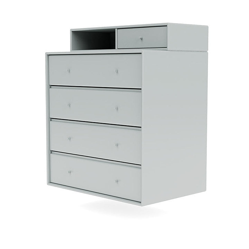 [product_category]-Montana Keep Chest Of Drawers With Suspension Rail, Oyster Grey-Montana Furniture-5714322262309-0000KEEP-156-04-MON-1