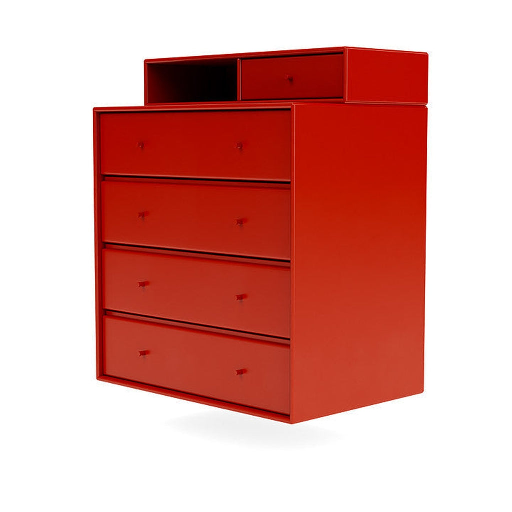 [product_category]-Montana Keep Chest Of Drawers With Suspension Rail, Rosehip Red-Montana Furniture-5714322261500-0000KEEP-145-04-MON-1