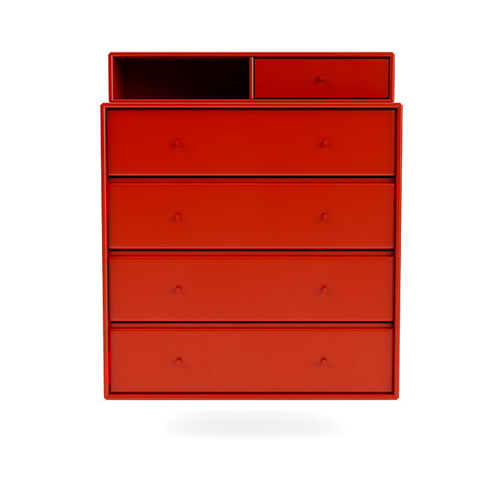 [product_category]-Montana Keep Chest Of Drawers With Suspension Rail, Rosehip Red-Montana Furniture-5714322261500-0000KEEP-145-04-MON-2