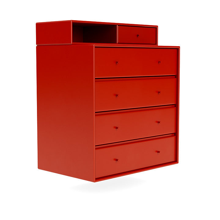 [product_category]-Montana Keep Chest Of Drawers With Suspension Rail, Rosehip Red-Montana Furniture-5714322261500-0000KEEP-145-04-MON-3