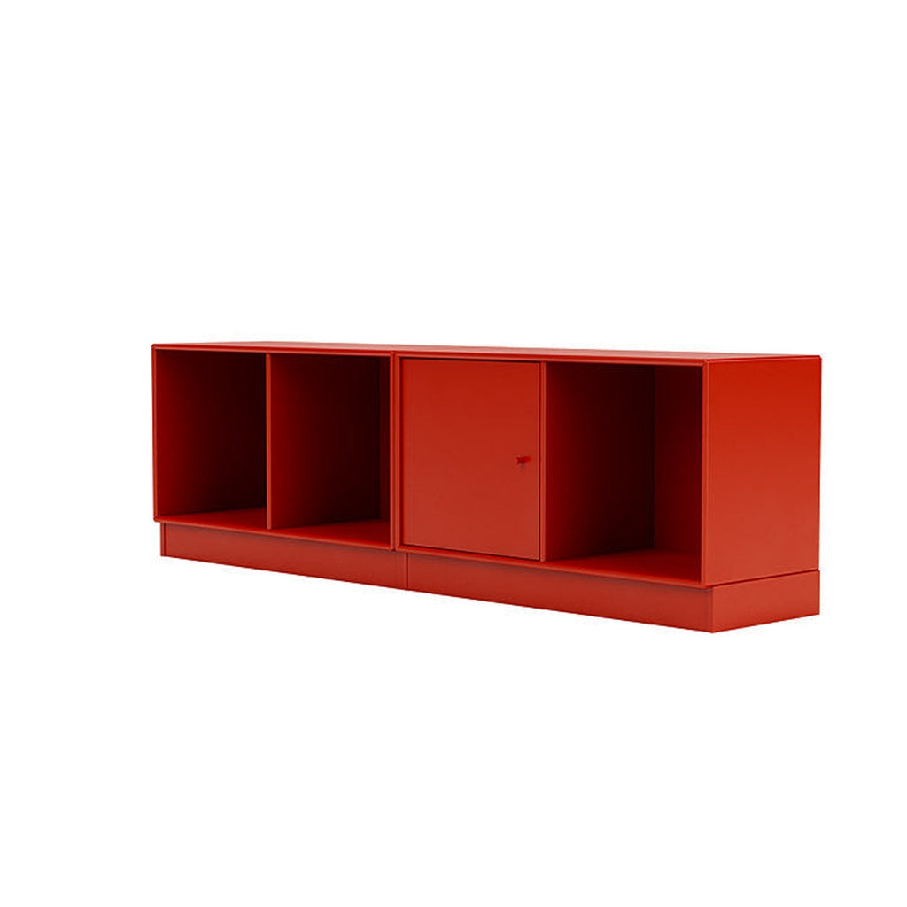 Montana Line Sideboard With 7 Cm Plinth, Rosehip Red