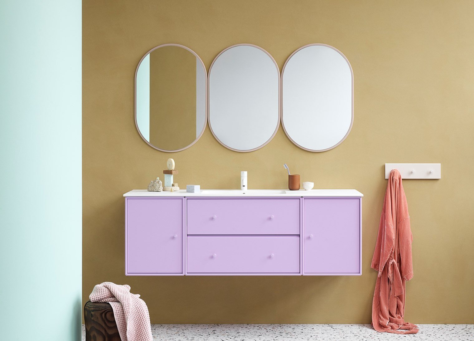 [product_category]-Montana Look Oval Mirror, Beetroot Red-Montana Furniture-5714322072793-0000LOOK-165-04-MON-5