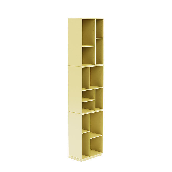 Montana Loom High Bookcase med 3 cm sockel, kamomillgul