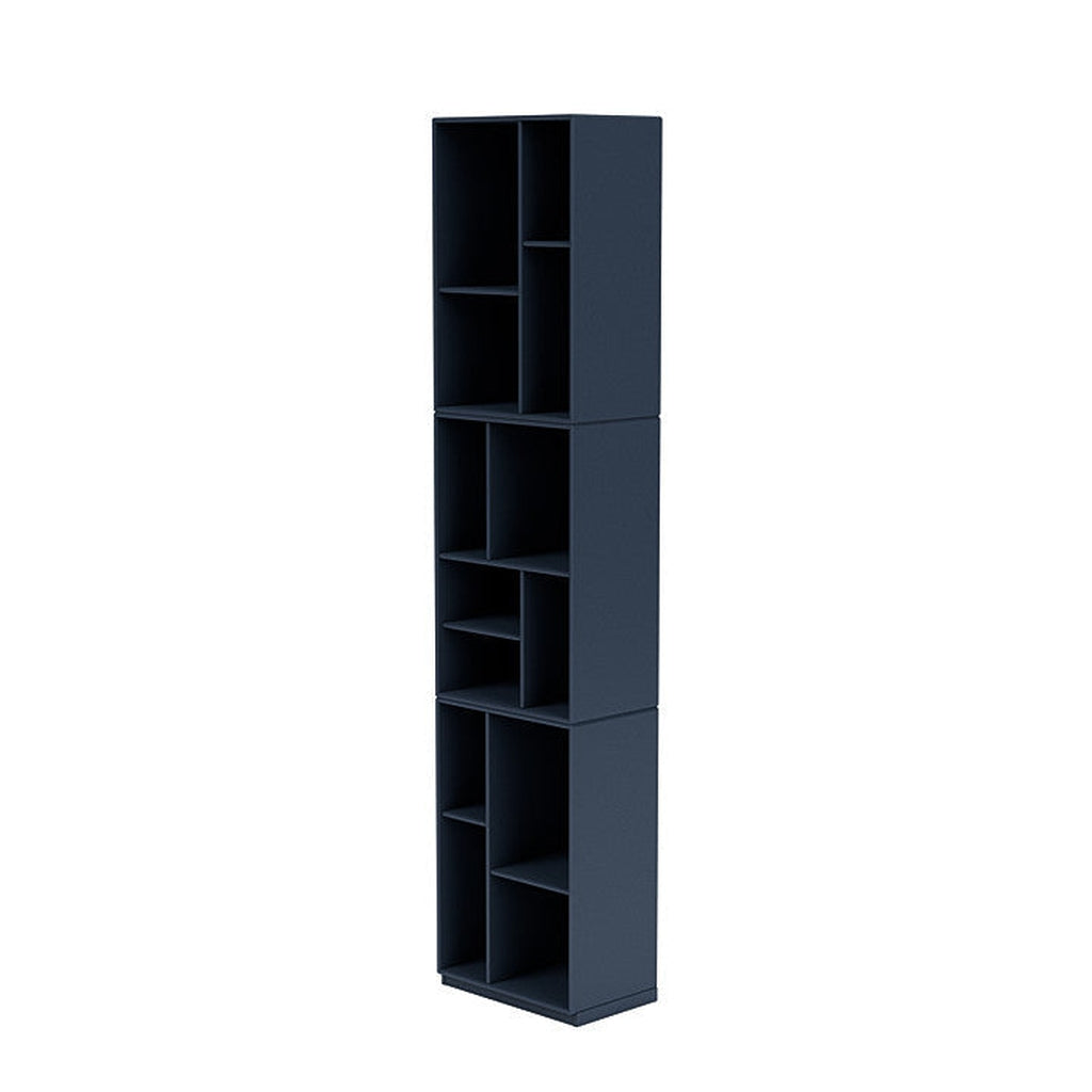 [product_category]-Montana Loom High Bookcase With 3 Cm Plinth, Juniper Blue-Montana Furniture-5714322263627-0000LOOM-138-06-MON-1