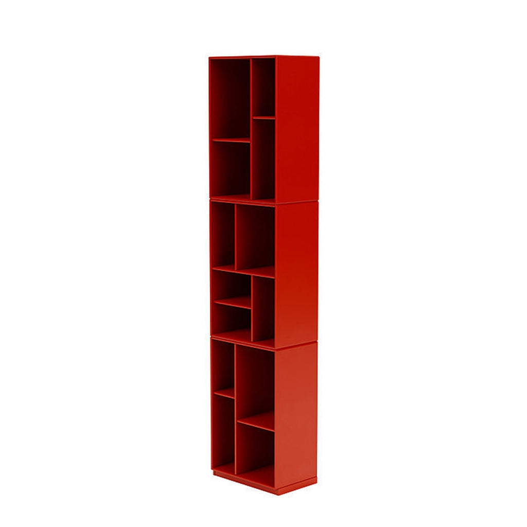 [product_category]-Montana Loom High Bookcase With 3 Cm Plinth, Rosehip Red-Montana Furniture-5714322263832-0000LOOM-145-06-MON-1