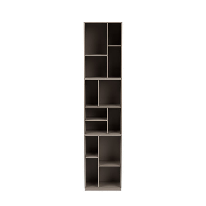 [product_category]-Montana Loom High Bookcase With 3 Cm Plinth, Truffle Grey-Montana Furniture-5714322263719-0000LOOM-141-06-MON-2