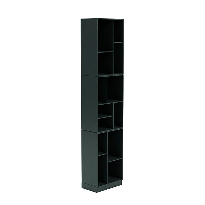 [product_category]-Montana Loom High Bookcase With 7 Cm Plinth, Black Jade-Montana Furniture-5714322264358-0000LOOM-163-07-MON-3