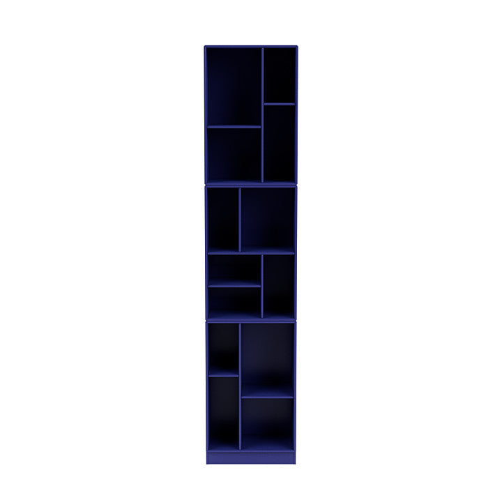 [product_category]-Montana Loom High Bookcase With 7 Cm Plinth, Monarch Blue-Montana Furniture-5714322263542-0000LOOM-135-07-MON-2