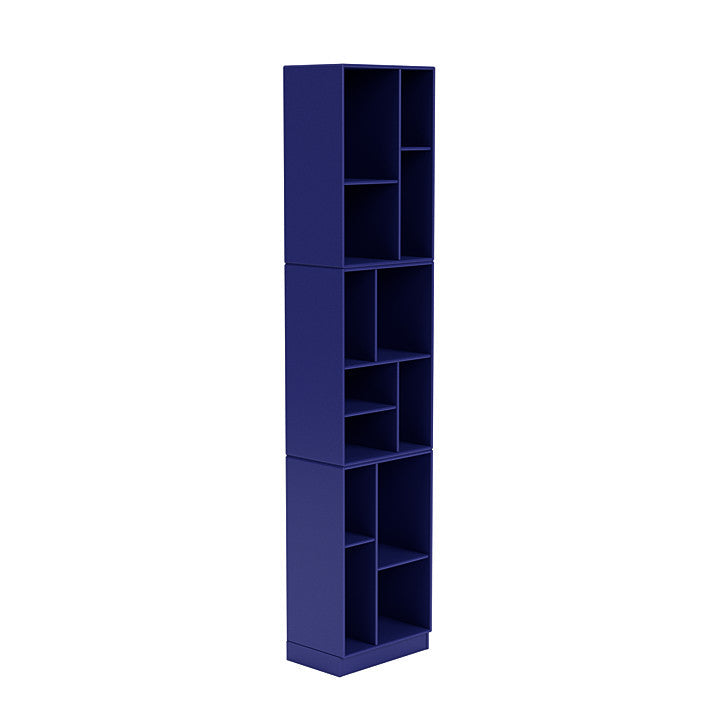 [product_category]-Montana Loom High Bookcase With 7 Cm Plinth, Monarch Blue-Montana Furniture-5714322263542-0000LOOM-135-07-MON-3
