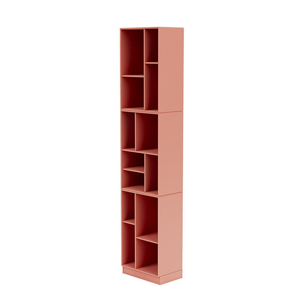 [product_category]-Montana Loom High Bookcase With 7 Cm Plinth, Rhubarb Red-Montana Furniture-5714322264020-0000LOOM-151-07-MON-1