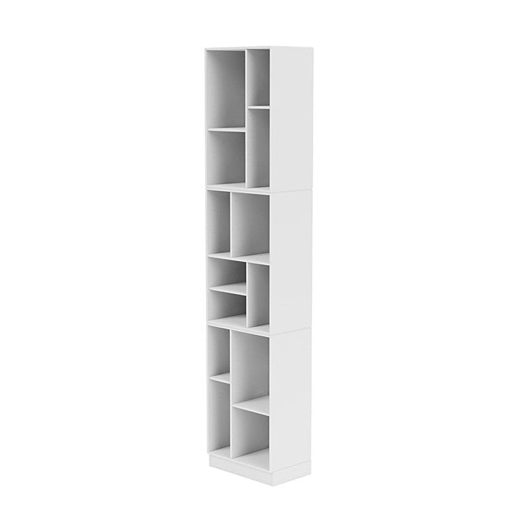 [product_category]-Montana Loom High Bookcase With 7 Cm Plinth, Snow White-Montana Furniture-5714322264501-0000LOOM-38-07-MON-1