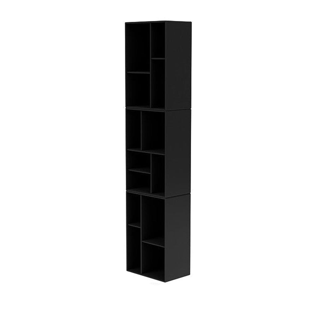 [product_category]-Montana Loom High Bookcase With Suspension Rail, Black-Montana Furniture-5714322263405-0000LOOM-05-04-MON-1