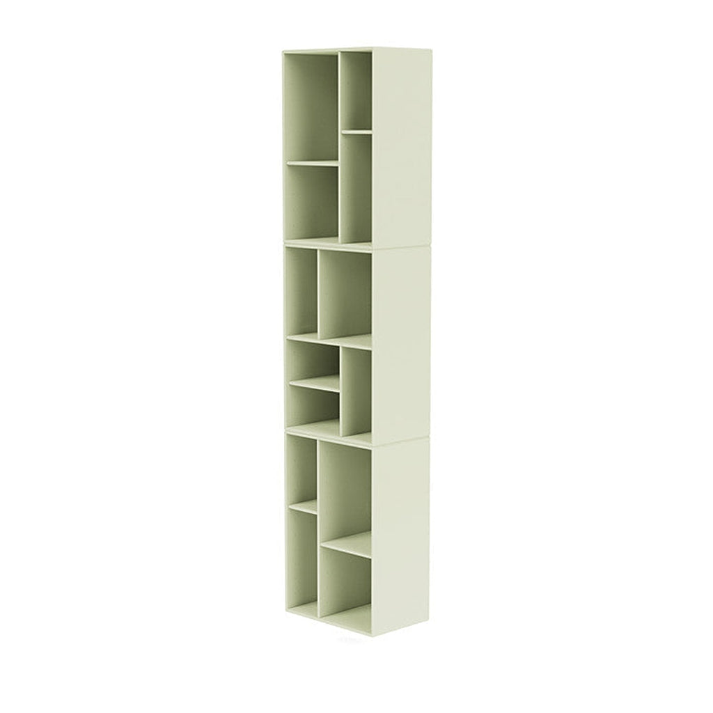 [product_category]-Montana Loom High Bookcase With Suspension Rail, Pomelo Green-Montana Furniture-5714322263672-0000LOOM-140-04-MON-1