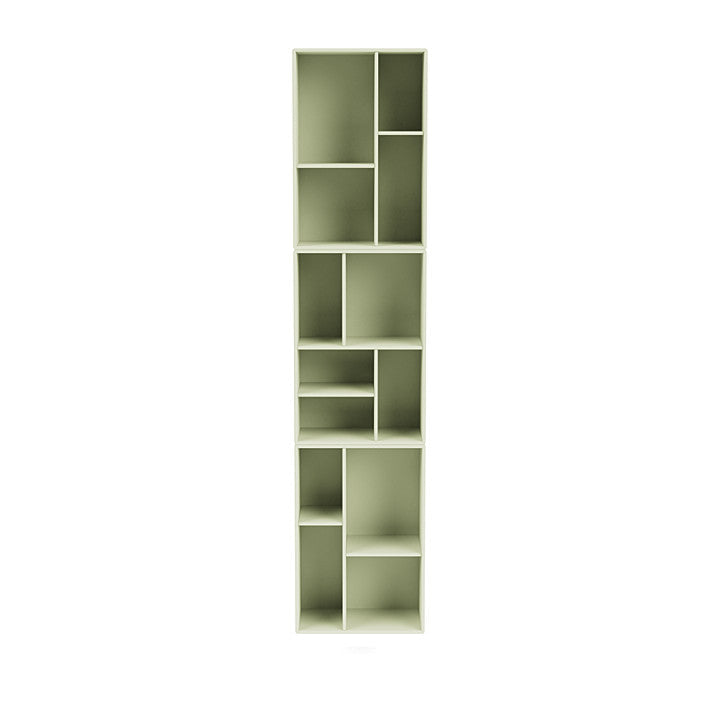 [product_category]-Montana Loom High Bookcase With Suspension Rail, Pomelo Green-Montana Furniture-5714322263672-0000LOOM-140-04-MON-2