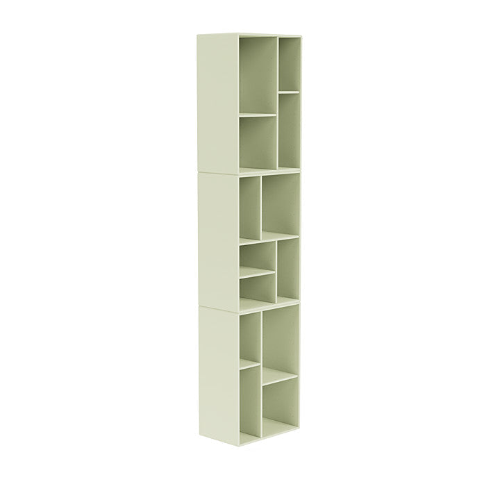 [product_category]-Montana Loom High Bookcase With Suspension Rail, Pomelo Green-Montana Furniture-5714322263672-0000LOOM-140-04-MON-3