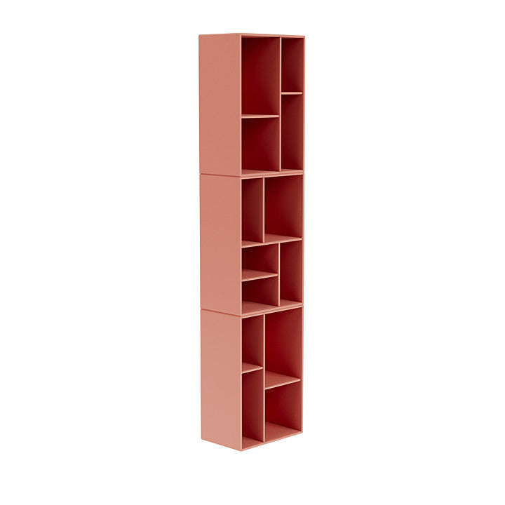 [product_category]-Montana Loom High Bookcase With Suspension Rail, Rhubarb Red-Montana Furniture-5714322264006-0000LOOM-151-04-MON-3