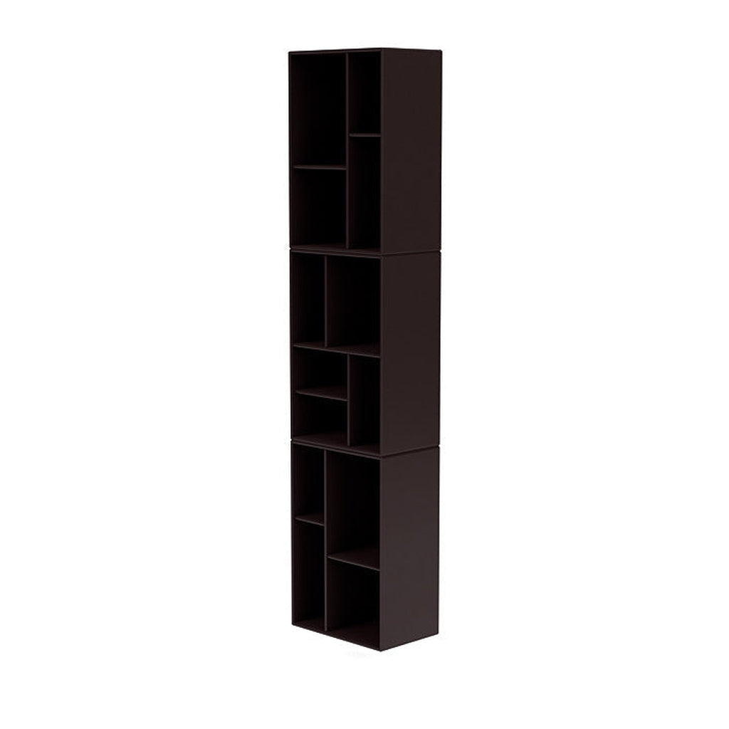 [product_category]-Montana Loom High Bookshelf With Suspension Rail, Balsamic Brown-Montana Furniture-5714322264242-0000LOOM-160-04-MON-1