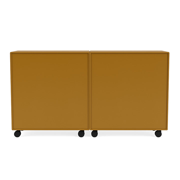 [product_category]-Montana Pair Classic Sideboard With Castors, Amber Yellow-Montana Furniture-5714322265676-0000PAIR-142-05-MON-4