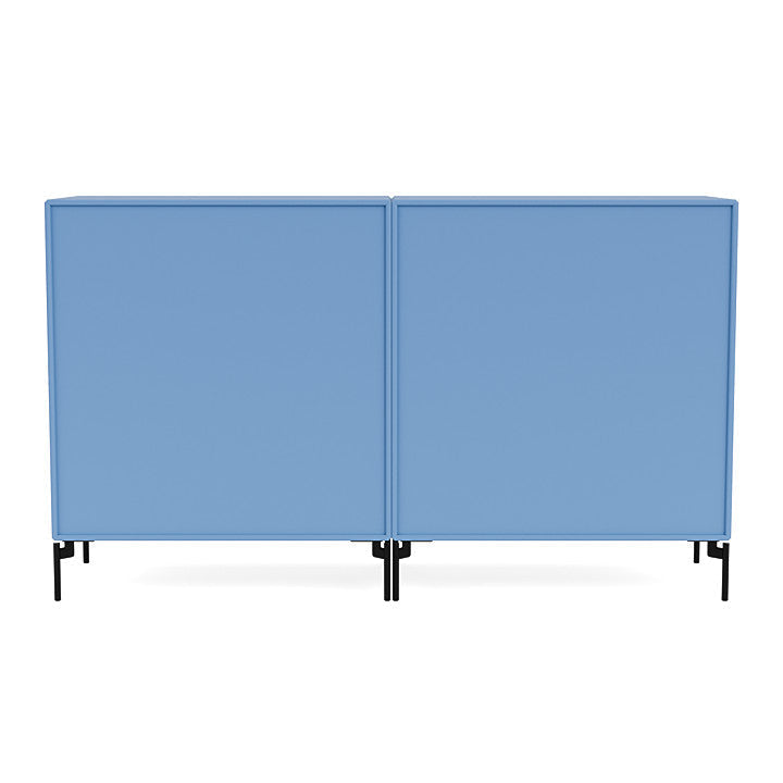 [product_category]-Montana Pair Classic Sideboard With Legs, Azure Blue/Black-Montana Furniture-5714322266536-0000PAIR-154-03-MON-10