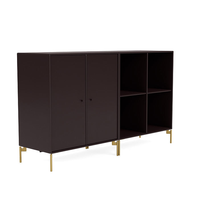 [product_category]-Montana Pair Classic Sideboard With Legs, Balsamic/Brass-Montana Furniture-5714322267069-0000PAIR-160-09-MON-3