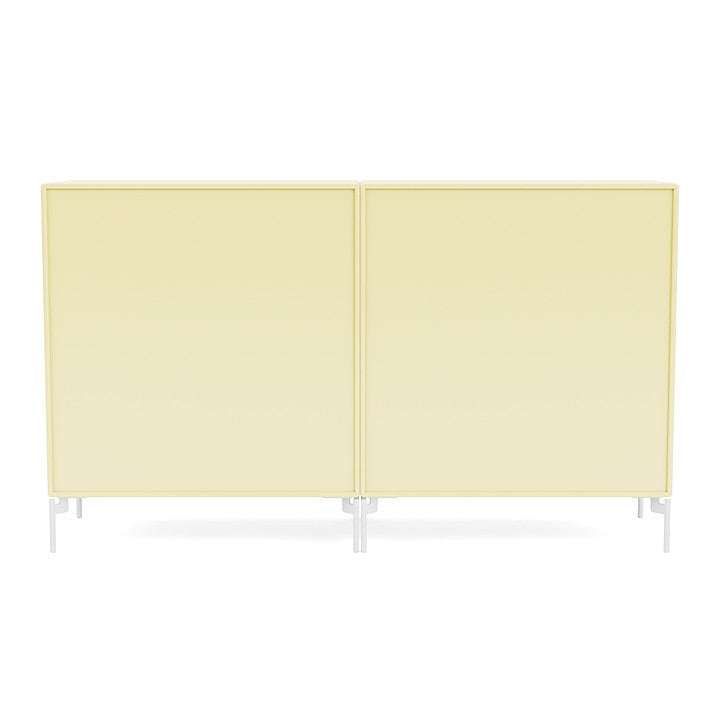 [product_category]-Montana Pair Classic Sideboard With Legs, Camomile/Snow White-Montana Furniture-5714322266925-0000PAIR-159-02-MON-4