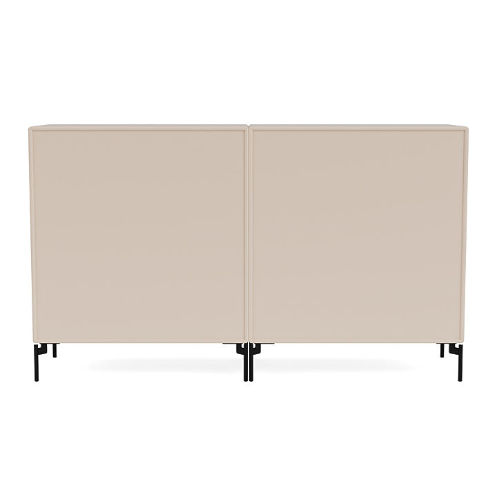 [product_category]-Montana Pair Classic Sideboard With Legs, Clay/Black-Montana Furniture-5715288347710-0000PAIR-168-03-MON-4