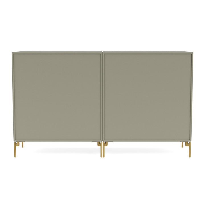 [product_category]-Montana Pair Classic Sideboard With Legs, Fennel/Brass-Montana Furniture-5714322265867-0000PAIR-144-09-MON-4