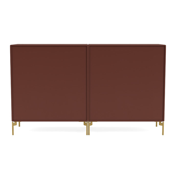 [product_category]-Montana Pair Classic Sideboard With Legs, Masala/Brass-Montana Furniture-5714322266666-0000PAIR-155-09-MON-4